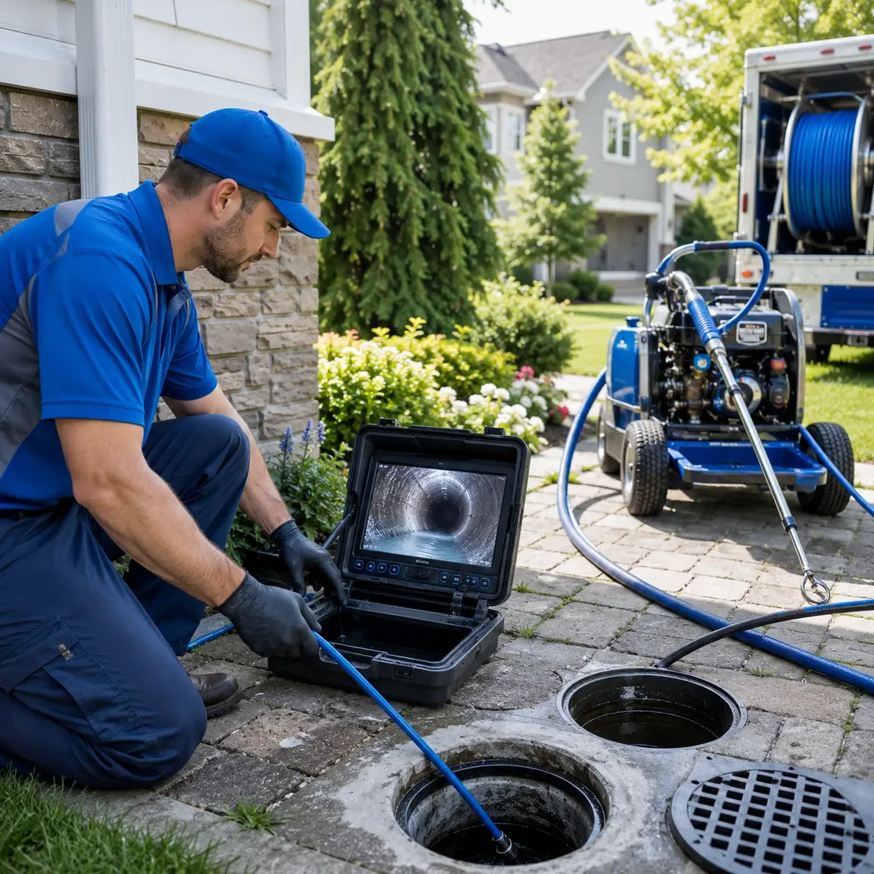 Outdoor drain cleaning professionals serving St Matthews, KY